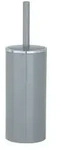WENKO Inca WC-Garnitur 22561100 , Ma&szlig;e: &Oslash; 10,5 x 34 cm, Farbe: grau