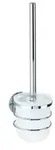 WENKO Turbo-Loc WC-Garnitur 21787100 , Ma&szlig;e: 10 x 37 x 12,5 cm, Farbe: Silber