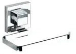 WENKO Quadro Vacuum-Loc Toilettenpapierhalter, Edelstahl 22687100 , 1 St&uuml;ck