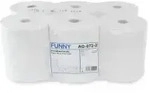 Rollenhandtuchpapier, 2-lagig AG072-2 , 1 Karton = 6 Rollen &agrave; 130 Meter in...