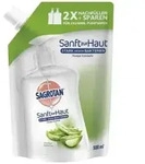 SAGROTAN Fl&uuml;ssigseife Nachf&uuml;ller 3030167 , 500 ml - Nachf&uuml;llbeutel, Aloe Vera