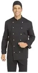 Leiber Kochjacke, langarm, unisex, schwarz 12/8790/10-48 , Gr&ouml;&szlig;e: 48