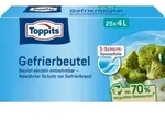 Toppits&reg; Gefrierbeutel Standboden 4008871208071 , Fassungsverm&ouml;gen: 4 Liter, 1