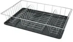 Metaltex Colonia Plus Sp&uuml;lkorb mit Schale, 48 x 30 cm 320645 068 , Farbe: silber