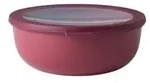 Mepal Frischhaltedose cirqula rund, 2250 ml 106216073700 , Farbe: bordeaux, Nordic