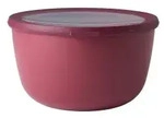 Mepal Frischhaltedose cirqula rund, 3000 ml 106218073700 , Farbe: bordeaux, Nordic