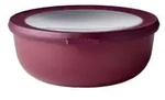 Mepal Frischhaltedose cirqula rund, 1250 ml 106212073700 , Farbe: bordeaux, Nordic