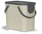 Rotho M&uuml;lleimer Trennsystem ALBULA, 25 Liter 1024907422 , Farbe: cappuccino