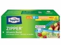 Toppits Zipper® Vorratspack XL Allzweck-Beutel 4008871210272 , 1 Packung = 28