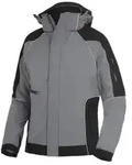 FHB&reg; Softshelljacke WALTER, grau/schwarz 78518 , 1 St&uuml;ck, Gr&ouml;&szlig;e: XXL