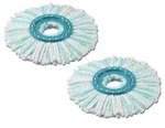 LEIFHEIT Clean Disc Mop microduo Ersatzkopf 00052115 , 1 Set = 2 St&uuml;ck
