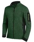 FHB&reg; Strickfleece-Jacke CHRISTOPH, gr&uuml;n/schwarz 79595 , 1 St&uuml;ck, Gr&ouml;&szlig;e: XL
