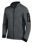 FHB&reg; Strickfleece-Jacke CHRISTOPH, anthrazit/schwarz 79595 , 1 St&uuml;ck, Gr&ouml;&szlig;e: XL