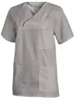 Leiber Schlupfkasack, kurzarm, unisex, hellgrau 08/769/82-0 , Gr&ouml;&szlig;e: 0 (Damen 34/36