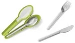 EMSA Clip & GO Besteck-Set N1071800 , 1 Set - 3-teilige mit Etui