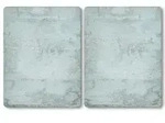 Kesper XL Herdabdeckplatte, Sicherheitsglas 36640 , Packung = 2 St&uuml;ck, beton