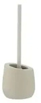 WENKO WC-Garnitur Badi Beige Keramik, mit Silikon-B&uuml;rstenkopf 24136100 , 1 St&uuml;ck