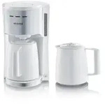 Severin Filterkaffeemaschine mit Edelstahl-Applikationen 9257 , Ma&szlig;e (B x T x H): 23