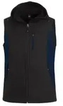 FHB&reg; Softshellweste JUSTUS, marine/schwarz 79110 , 1 St&uuml;ck, Gr&ouml;&szlig;e: 4XL