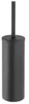 WENKO Bosio Black WC-Garnitur, geschlossene Form 24329100 , Farbe: schwarz / mattiert