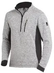 FHB&reg; Strick-Fleece-Troyer PATRICK, grau/schwarz 79597 , 1 St&uuml;ck, Gr&ouml;&szlig;e: M