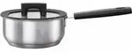 Fiskars Hard Face Steel Stieltopf inkl. Deckel, mit Messskala 1052239 , 1 Topf,