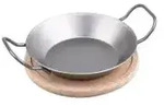 CHG&reg; Schlemmerpfanne mit Servierbrett, Eisenpfanne, 2er-Set 3435-53 , Set: 1