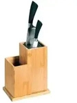 Kesper Messerblock mit Beh&auml;lter 58025 , Ma&szlig;e (H x B x L): 24 x 12,7 x 18,5 cm