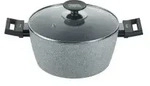Berndes Kochtopf mit Glasdeckel, 2 Kunststoffgriffe 0019572052 , Durchmesser: 24 cm