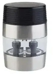 APS Salz- und Pfefferm&uuml;hle, 2 in 1 40544 , 1 M&uuml;hle, Farbe: metallic-silber