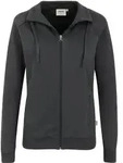 HAKRO&reg; Damen-Sweatjacke College, anthrazit 406 , 1 St&uuml;ck, Gr&ouml;&szlig;e: XS