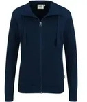 HAKRO&reg; Damen-Sweatjacke College, tinte 406 , 1 St&uuml;ck, Gr&ouml;&szlig;e: L