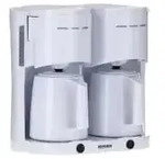 SEVERIN Filterkaffeemaschine Duo, mit 2 Thermokannen 5830 , Farbe: wei&szlig;