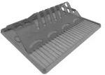 Rotho SPACE WONDER Geschirrabtropfer, faltbar 1016208812 , Farbe: anthrazit