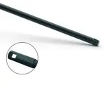 N&ouml;lle Metallstiel Kunststoffummantelt 00451602 , L&auml;nge: 130 cm, Durchmesser:...