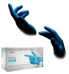 MED-COMFORT Blue Nitrilhandschuhe, puderfrei, blau 01192-L , 1 Packung = 100 St&uuml;ck,