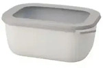 Mepal Frischhaltedose cirqula rechteckig, 1500 ml 106257032500 , Farbe: wei&szlig;, Nordic