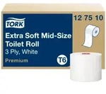 Tork Midi Toilettenpapier, 3-lagig, wei&szlig;, T6 127510 , 1 Paket = 27 Rollen &agrave; 70