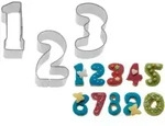 WESTMARK 0-9 Zahlen-Ausstechformen, 2,5 cm 35382280 , 1 Set = 10 St&uuml;ck