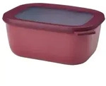 Mepal Frischhaltedose cirqula rechteckig, 1500 ml 106257073700 , Farbe: bordeaux,