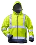 elysee&reg; Warnschutz-Softshell-Jacke LIAM mit Kapuze, gelb 1 St&uuml;ck, Gr&ouml;&szlig;e: XL