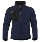 Qualitex&reg; Strickfleece-Jacke PROTECTANO, navy/meliert 1 St&uuml;ck, Gr&ouml;&szlig;e: XXL
