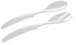 EMSA Vienna Salatbesteck Set, 2-teilig 504638 , 1 Set = 1 Gabel, 1 L&ouml;ffel,...