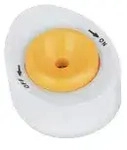 Metaltex Eierpicker 251000 080 , Ma&szlig;e: 7 x 5 cm, gelb/ wei&szlig;