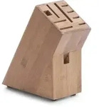 Zeller Messerblock, Bambus 25319 , Ma&szlig;e: 22 x 9 x 22 cm, natur