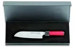 Dick Red Spirit Santoku mit Kullen Messer, 18 cm 81742182K , Farbe: rot