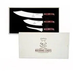 Giesser No. 1 PremiumCut Messerset 1999 3 rc , Design: Rocking Chefs
