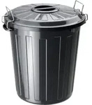 Rotho M&uuml;lltonne BASIC, 25 Liter 1784608851 , Farbe: schwarz