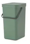 Brabantia Abfalleimer "Sort and Go", 16 Liter 129827 , Farbe: Fir Green