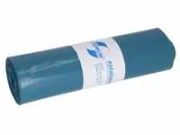 DEISS PREMIUM Abfallsack 70 Liter blau, ca. 1058 g/ Rolle, Typ 60 10708 , 1...